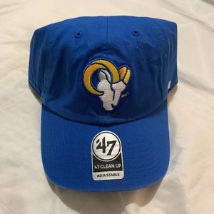 Los Angeles Rams '47 Royal Clean Up Primary Logo Adjustable Hat
